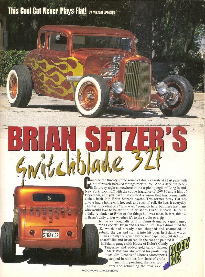 Scan of Rod & Custom magazine for August 1998, the first page of the article