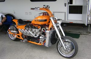 Custom Hemi-powered chopper thumbnail photo