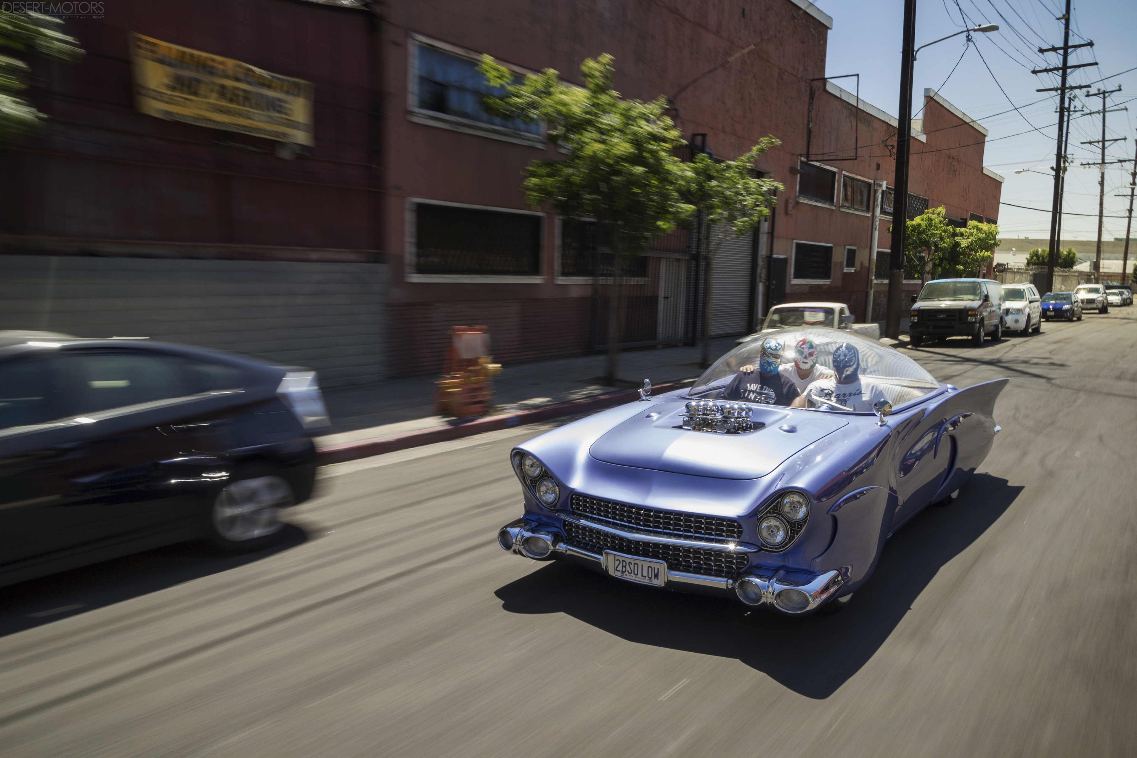Beatnik Bubbletop on the roads.... No, seriously, who's the third guy?