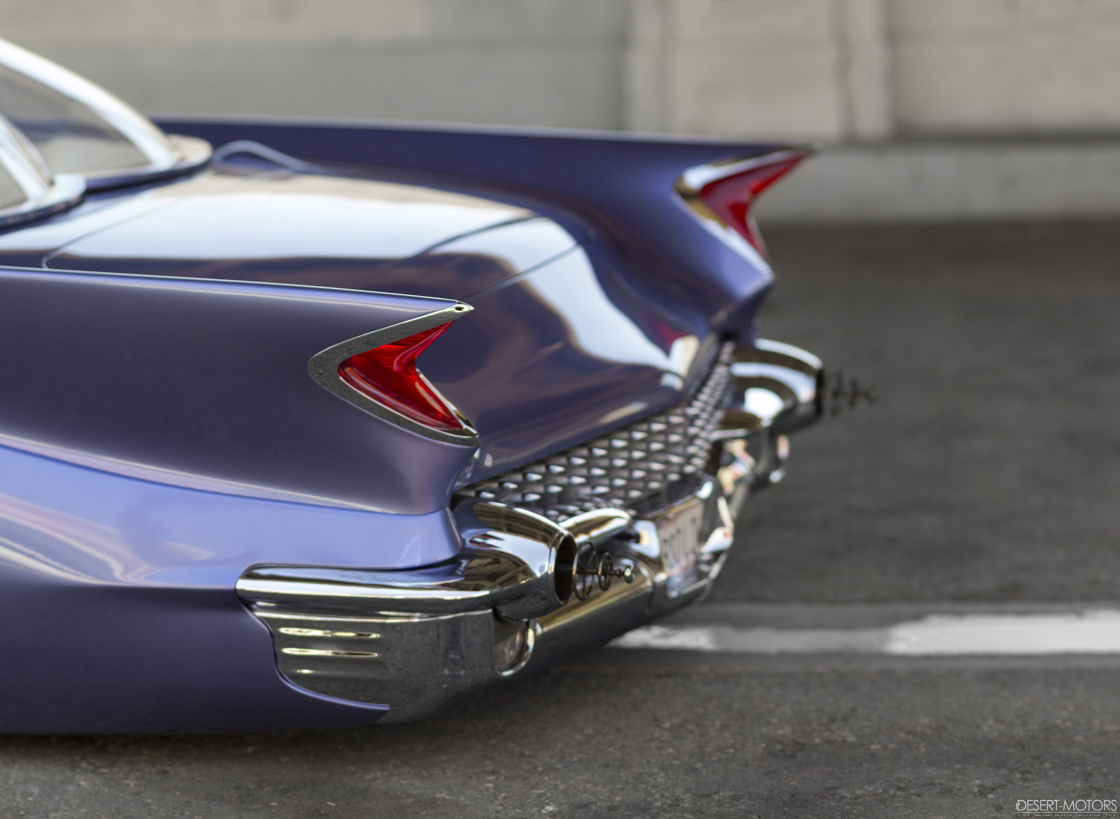 Beatnik Bubbletop rear bumper details from another side, plus some more sexy fins