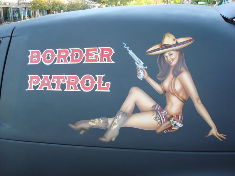 Border Patrol pin-up 12