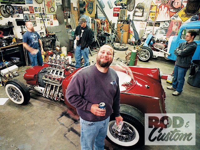 Atomic Punk and his happy creator