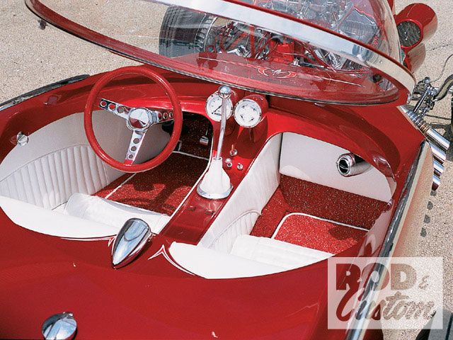 Atomic Punk interior, roof up