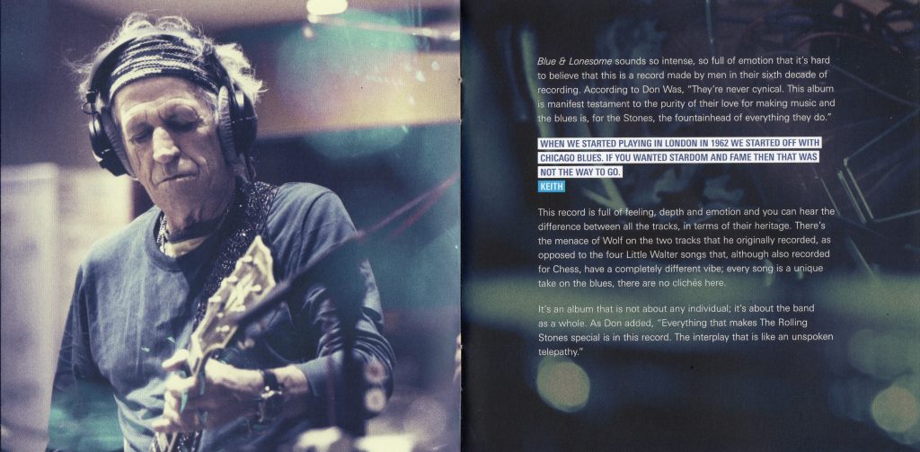Blue & Lonesome booklet scan page 3