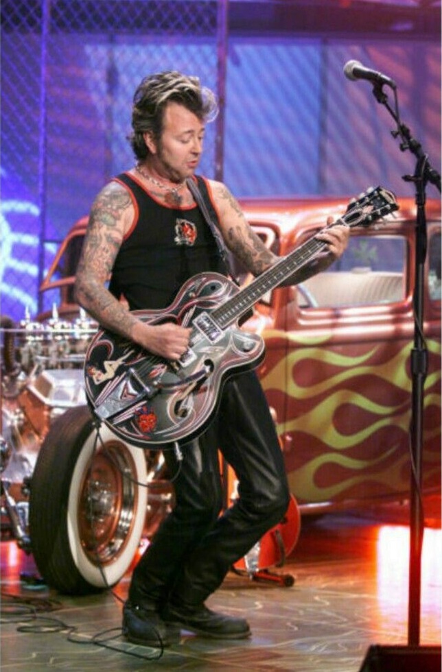 Brian Setzer, THE TONIGHT SHOW WITH JAY LENO, June 19th, 2001