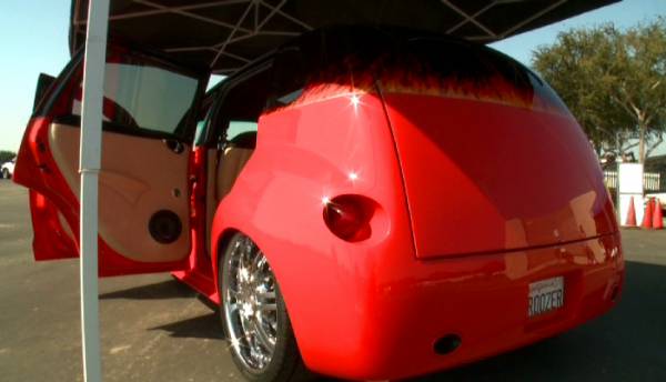 California Kroozer rear quarter, doors open