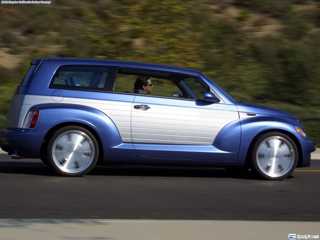 California Cruiser in motion, side shot