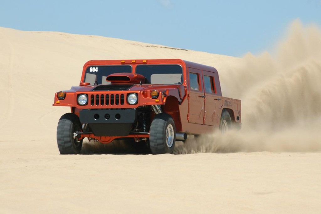 H1 Copycat front quarter in desert