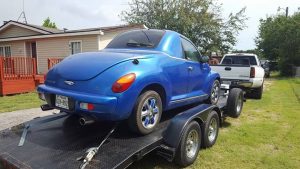 PT Cruiser custom coupe rear quarter 1
