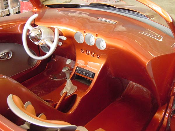 PT Cruiser custom PTeazer roadster interior shot 1