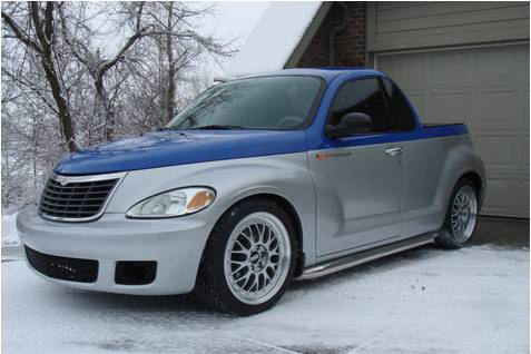 PT Cruiser with a V10 front quarter