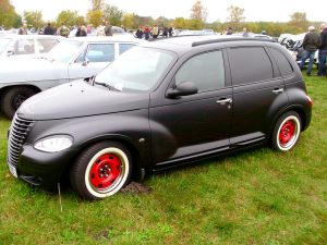 PT Cruiser custom minimal restyling front quarter