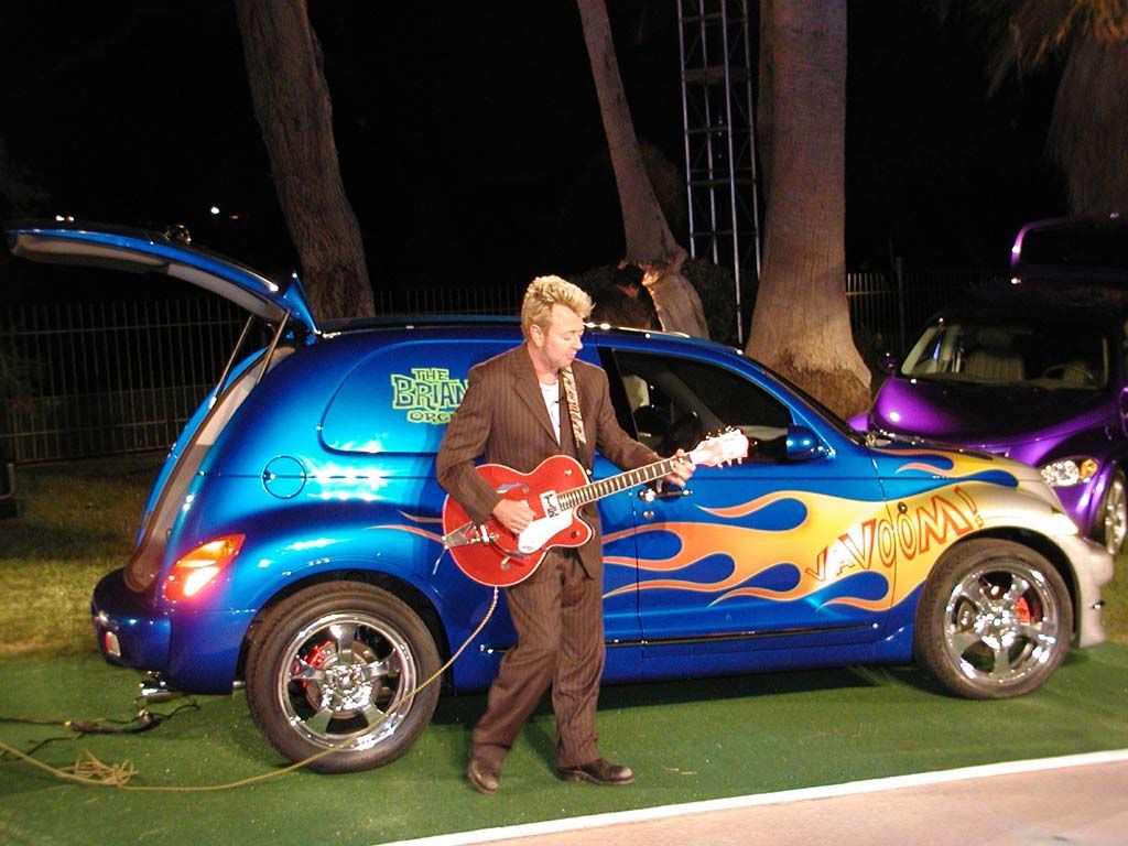 PT Cruiser Vavoom custom with Brian Setzer