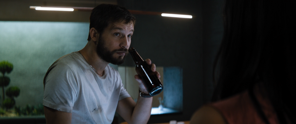 Gray, Logan Marshall-Green, a shot from the movie Upgrade