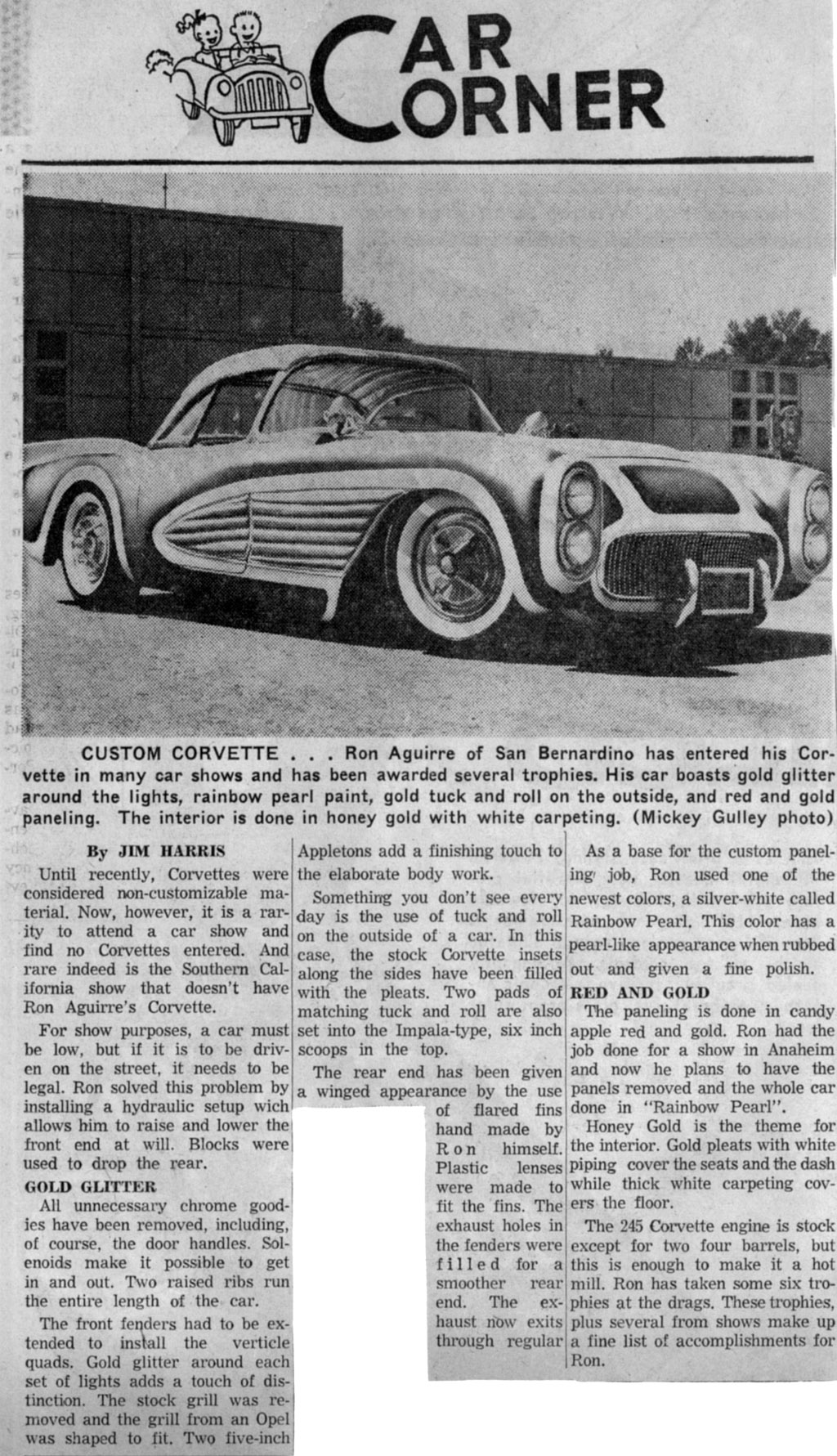 X-Sonic in Car Corner article