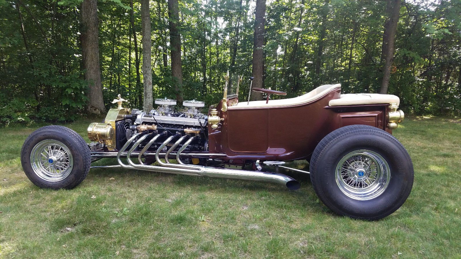 T-bucket with Jaguar V12 & Edelbrock carbs 07