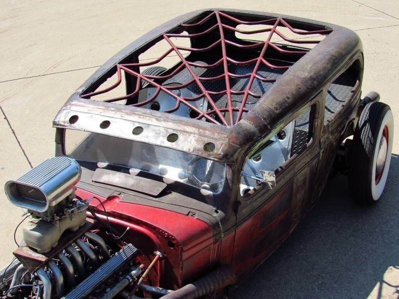 Oldsmobile rat-rod with Jaguar V12 09