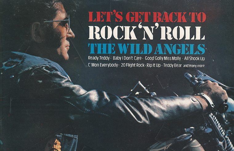 Wild Angels - Let's Get Back To Rock'n'Roll (1975) sleeve scan front made into a thumbnail