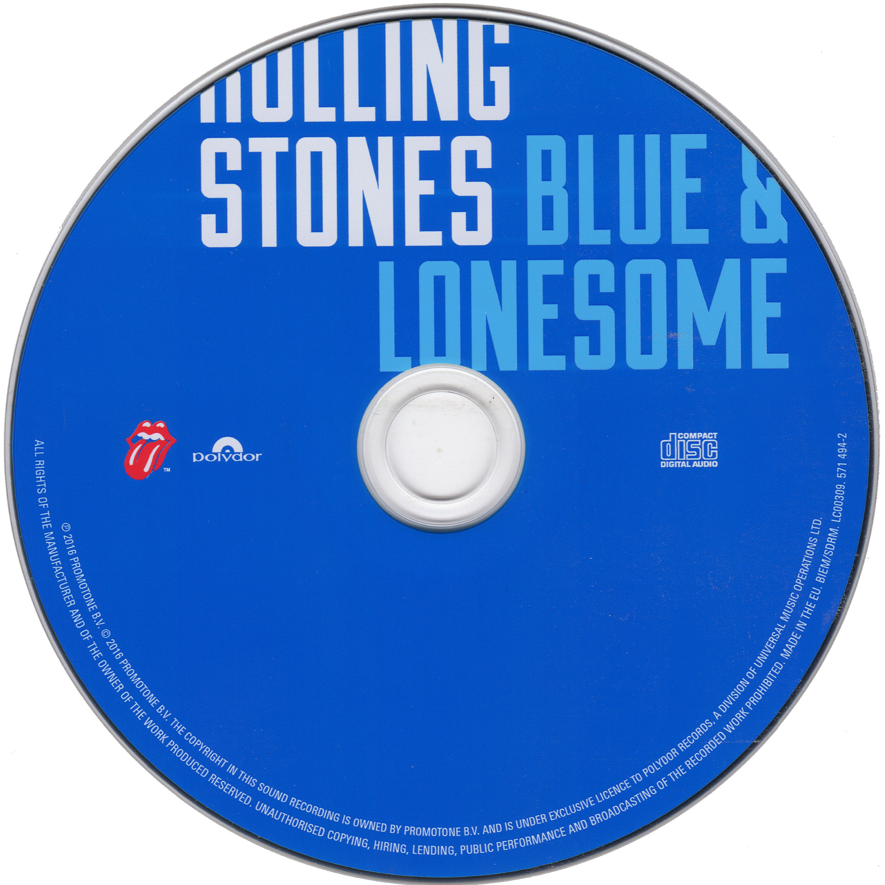Blue & Lonesome disc scan