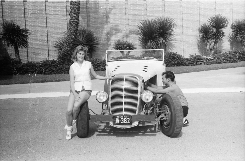 Sweet 16, the old Ford Model A gas tank was replaced with a new larger one