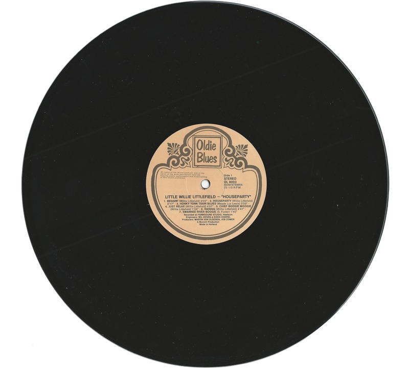 Houseparty vinyl disc scan