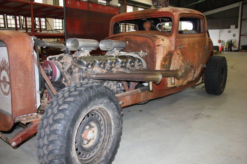 Elvis the GMC V12 hot-rod during the Mad Max: Fury Road production, photo 2