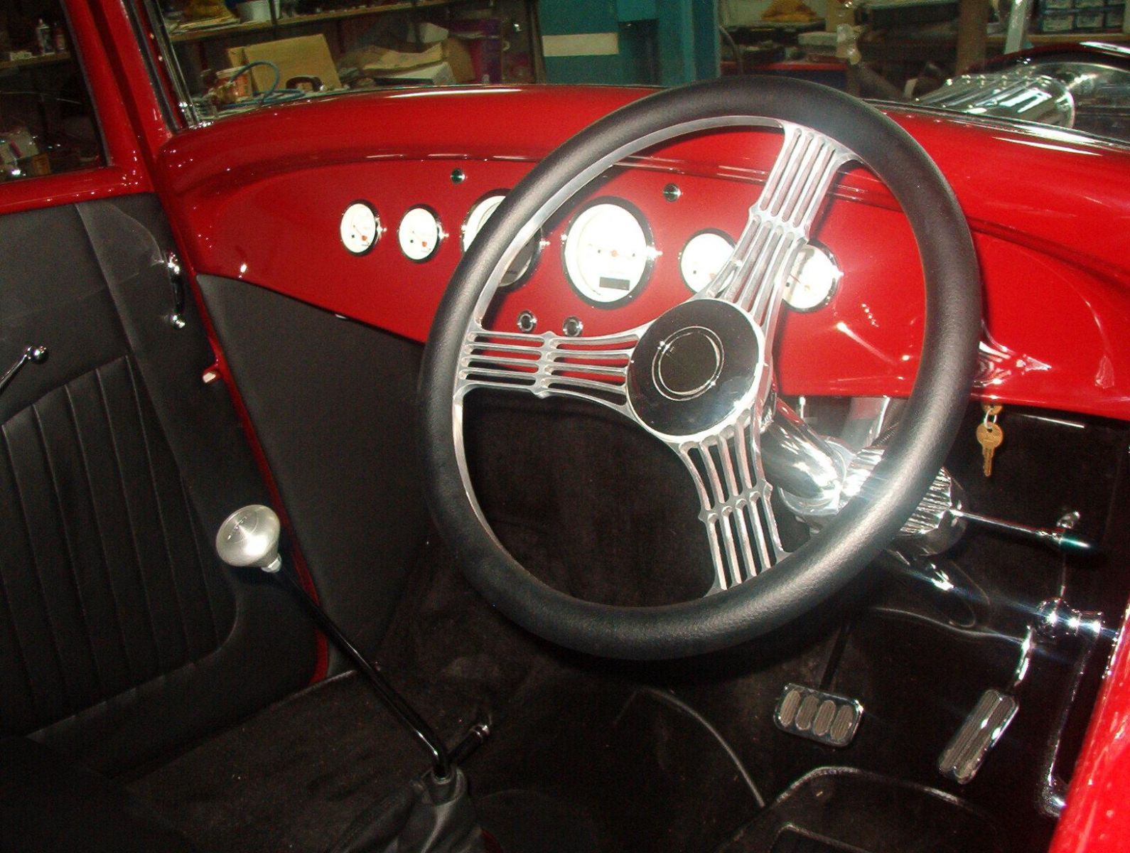 Elvis the GMC V12 hot-rod interior 1