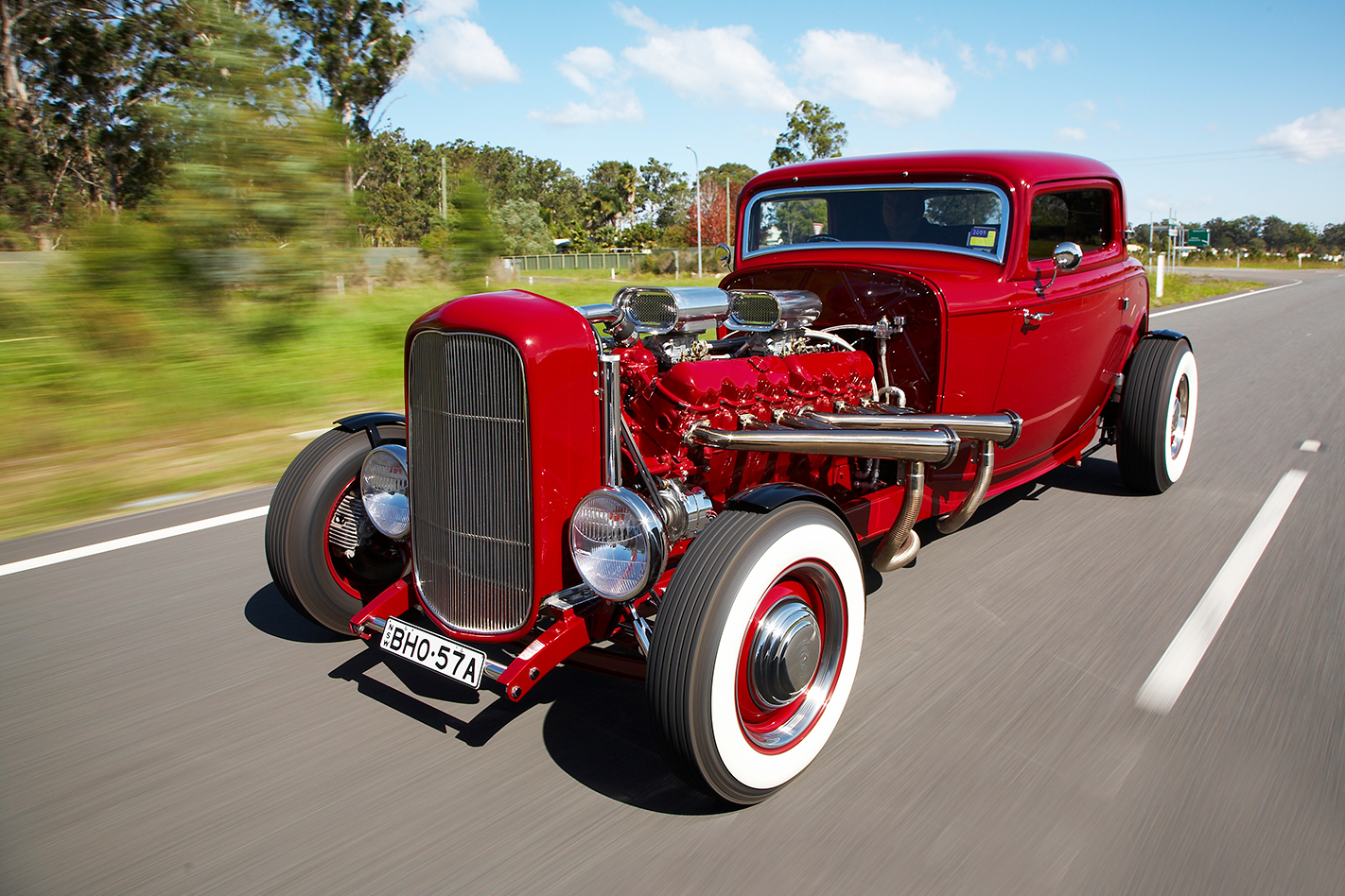 Elvis the GMC V12 hot-rod front quarter 1