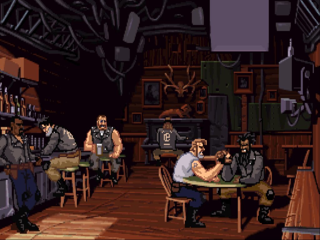 Full Throttle game, Ferret Bikers on Vacation
