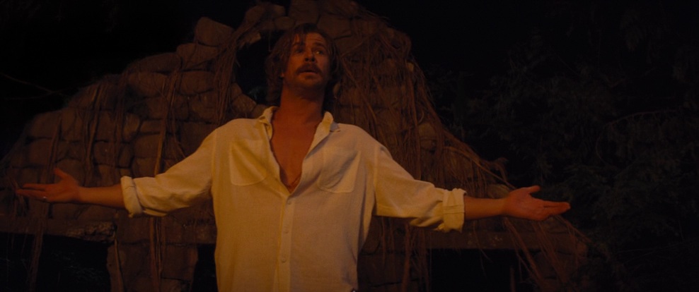 Billy Lee preaches a sermon, the film Bad Times at the El Royale, 2018