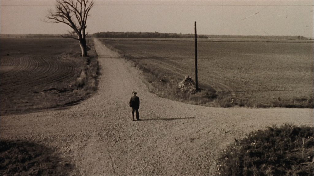 one of the first shots of the film Crossroads, 1986