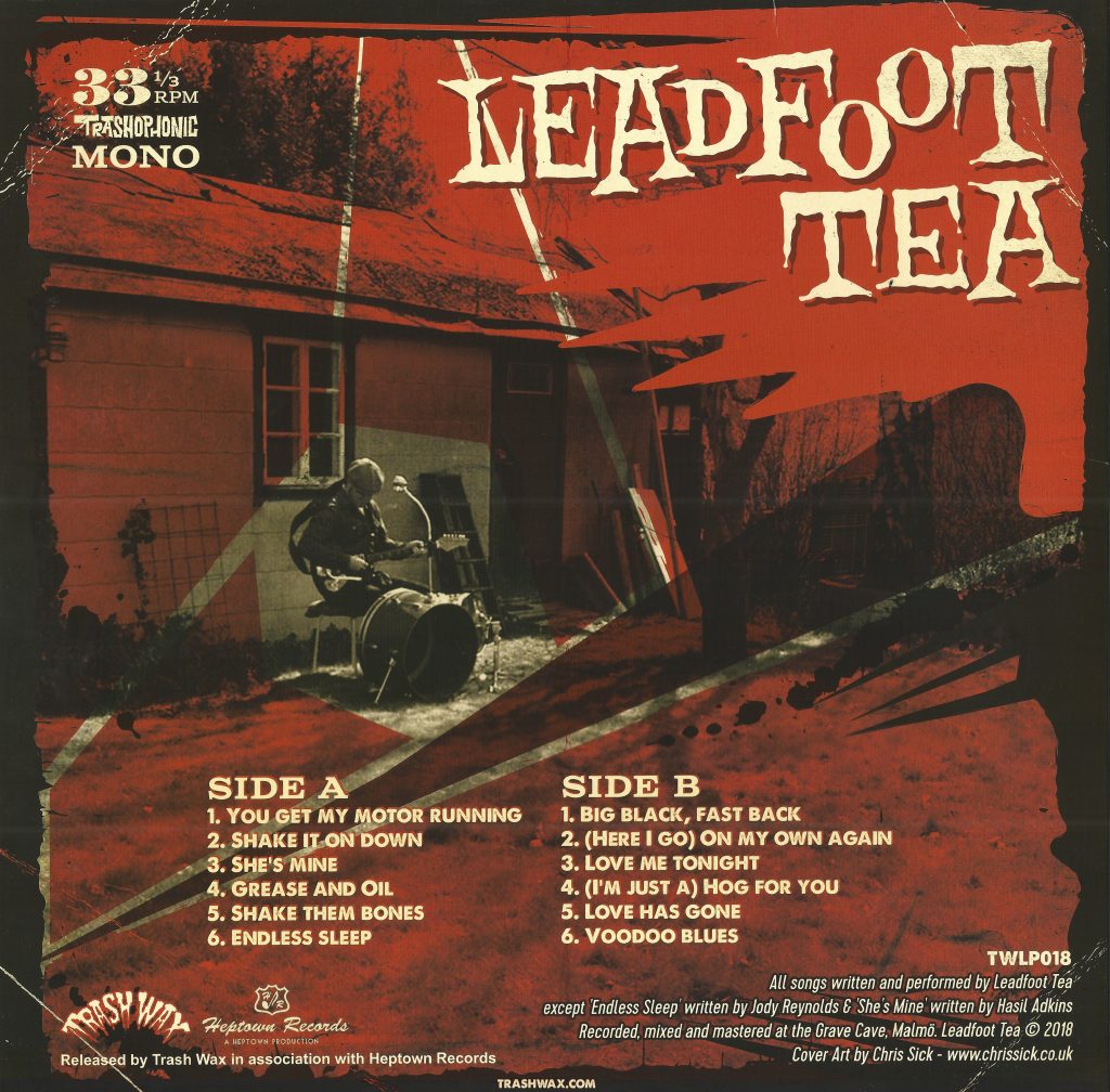 Grease & Oil sleeve scan, back.