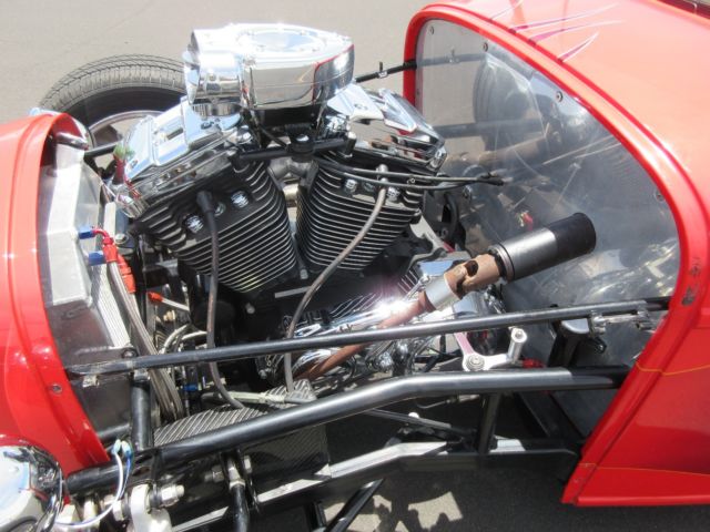 Red hot rod with V2, photo 09.