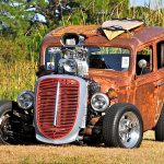 Ratenstein: A rat rod with two superchargers, like in Mad Max