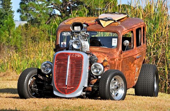 There's an article about Ratenstein, a rat rod with two compressors.