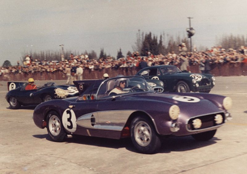 The first Purple Ogre on Sebring in '58, the second photo.