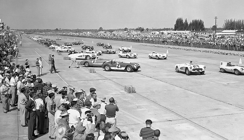 The start of the 12 o'clock Sebring 56th year.