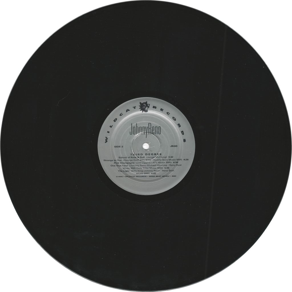 Vinyl record, Third Degree, vinyl, Johnny Reno