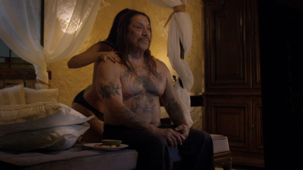 Danny Trejo in the movie Death Race: BeyondAnarchy