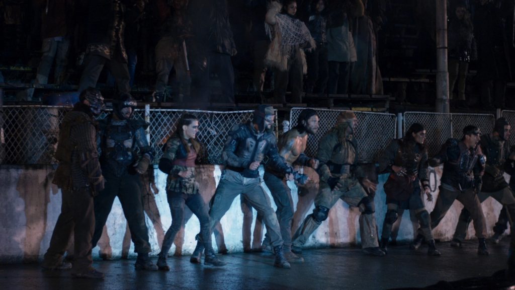 A shot from the movie Death Race: BeyondAnarchy.