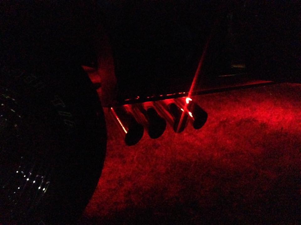 2000 Dodge Ram Van B1500 "The Dragon Lord", night illumination photo, 05.