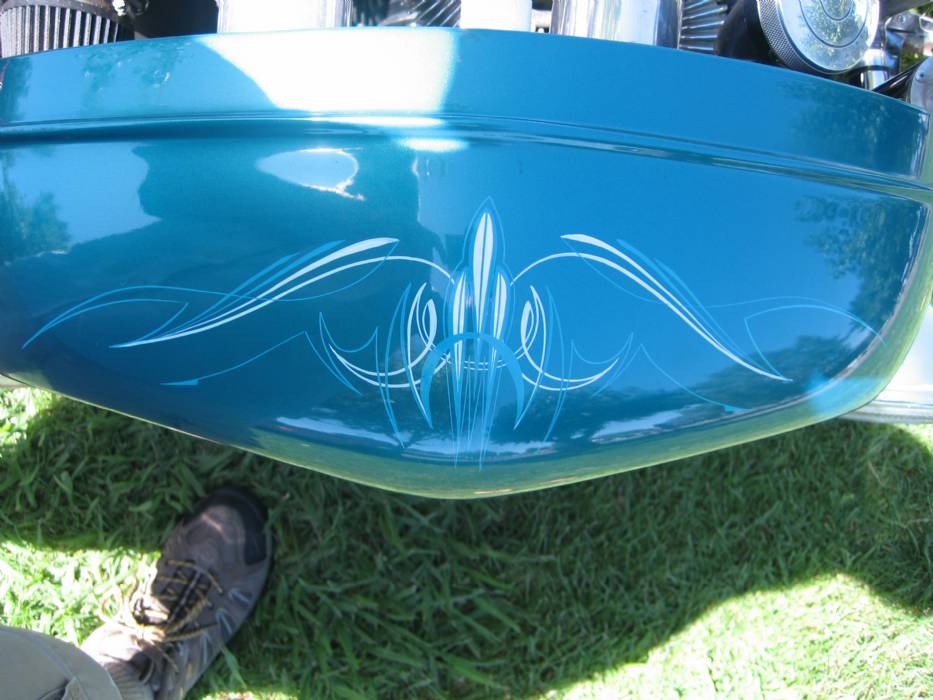A Ford hot rod with a V6 engine from Alfa Romeo, photo 1.