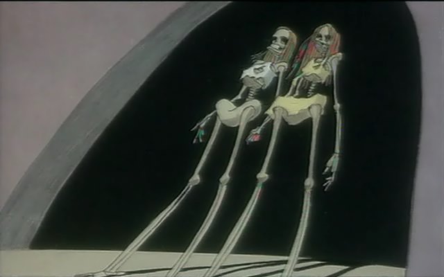 The hair stands on end, a frame from a cartoon