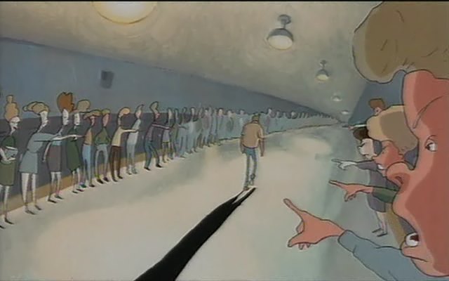 Cartoon Hair On End, Bill Plimpton, 2004
