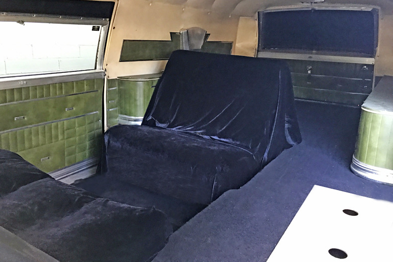 Barris' Kargoyle hearse interior and details photo 07.
