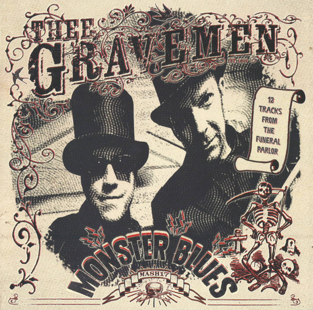 Thee Gravemen - Monster Blues (2015), front sleeve scan.