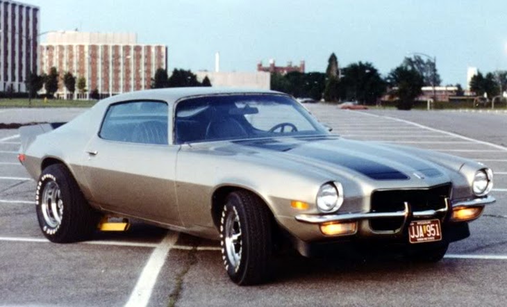 Mildly custom Camaro from the 70's.