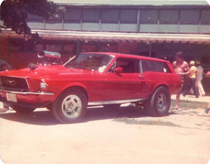 Mustang wagon from the 70's.