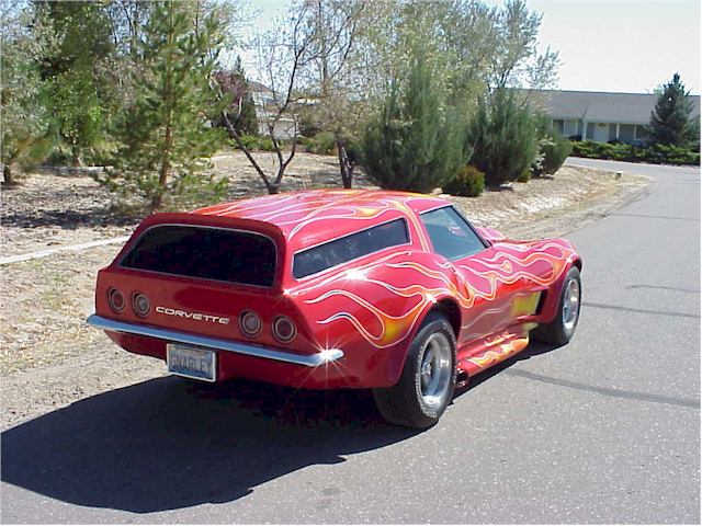 Russ Eierman's 1973 Vette Wagon, rear.