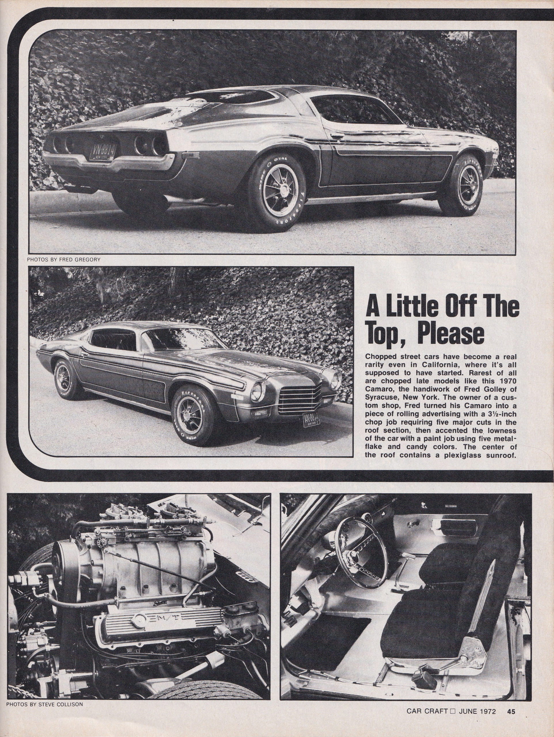 Street Freaks section from June 1972 issue of Car Craft, page 7.